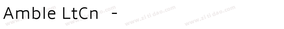 Amble LtCn生成器字体转换